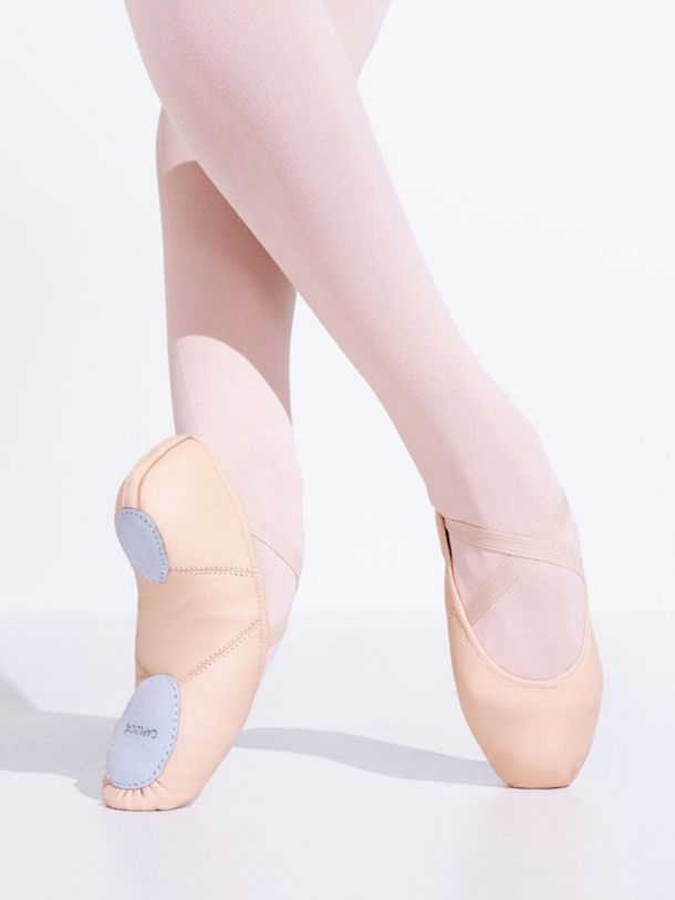 Danzcue Child Split Sole Leather Ballet Slipper 