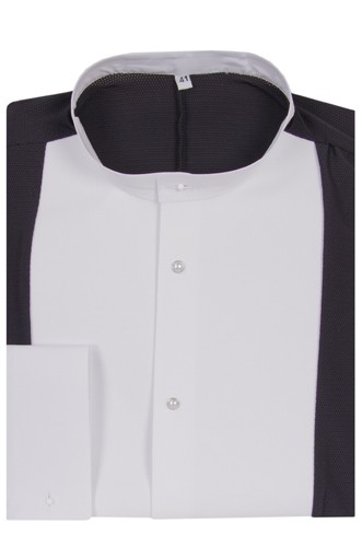 Easy dome pupil Men's Shirts, DSI London, 4089 Black & White Performance Shirt, $180.00,  from VEdance LLC, The very best in ballroom and Latin dance shoes and  dancewear.