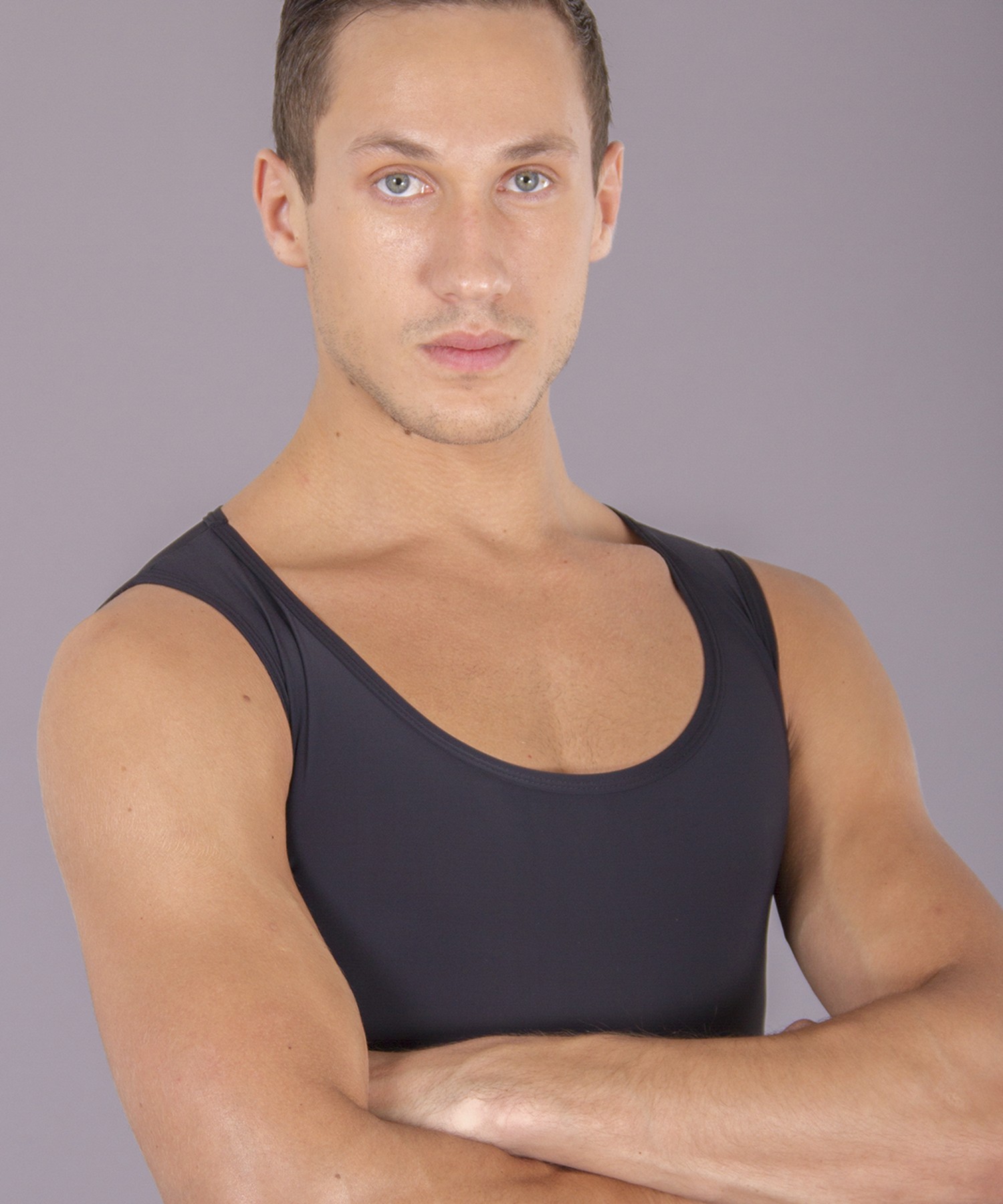 Men's Shirts, DSI London, 4058 Black Venus Vest, $90.00, from VEdance LLC,  The very best in ballroom and Latin dance shoes and dancewear.