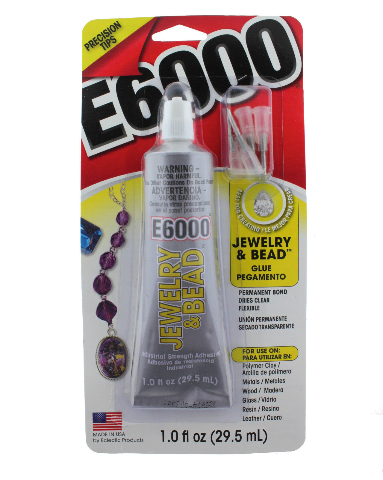 E6000 Rhinestones E6000 1oz Glue and Tips